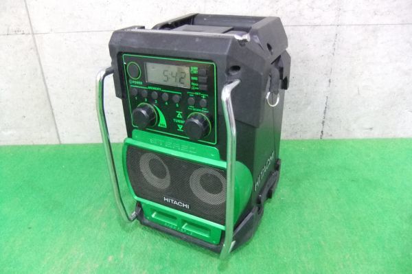 動作保証 HITACHI 日立工機 ポータブルラジオ コードレスラジオ UR