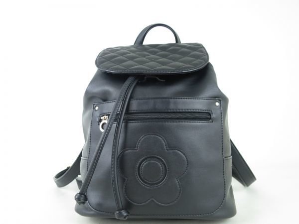【超激得，得価】 MARY QUANT マリークワント レザー リュックバッグ お洒落な(かばん、バッグ)｜売買されたオークション情報、yahooの商品情報をアーカイブ公開 - オークファン かばん、バッグ