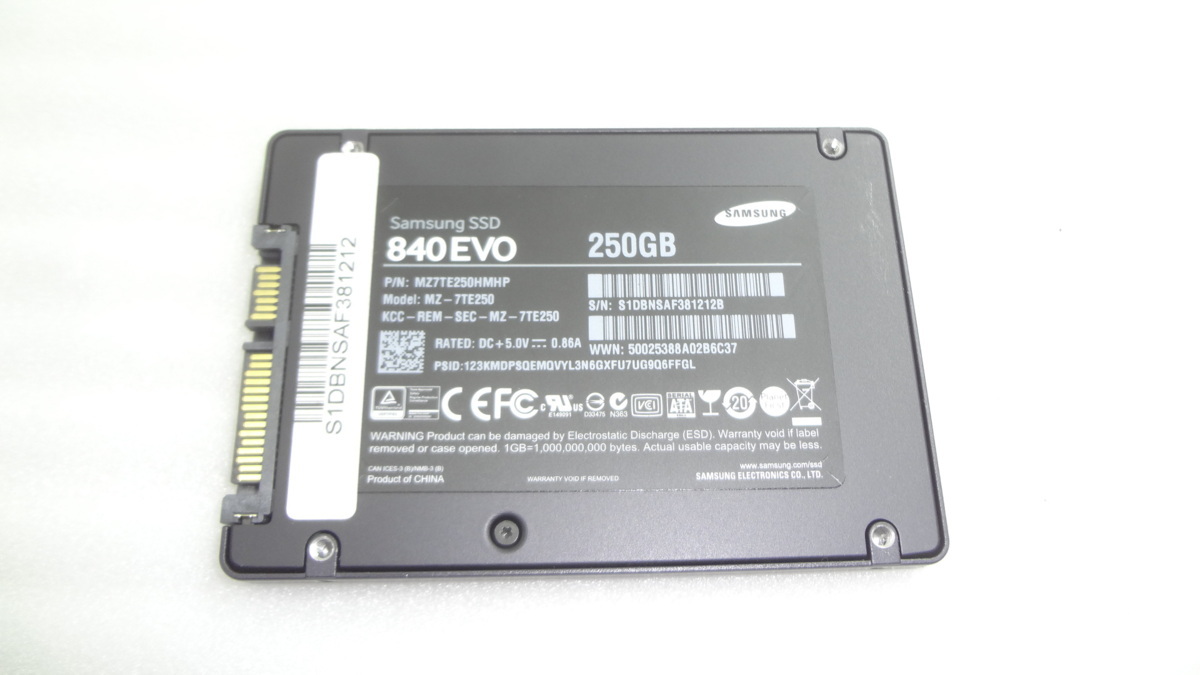 250GB SSD EVO Samsung 0 MZ-7TE250 Solid State SAMSUNG SATA | 1 III 