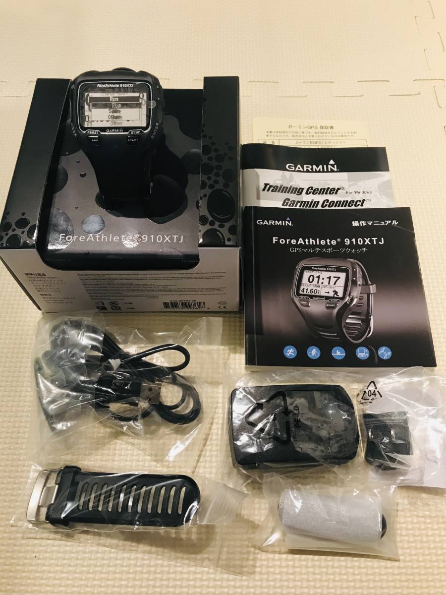 ガーミン GARMIN ForeAthlete 910XTJ GPSマルチスポーツウォッチ 美品