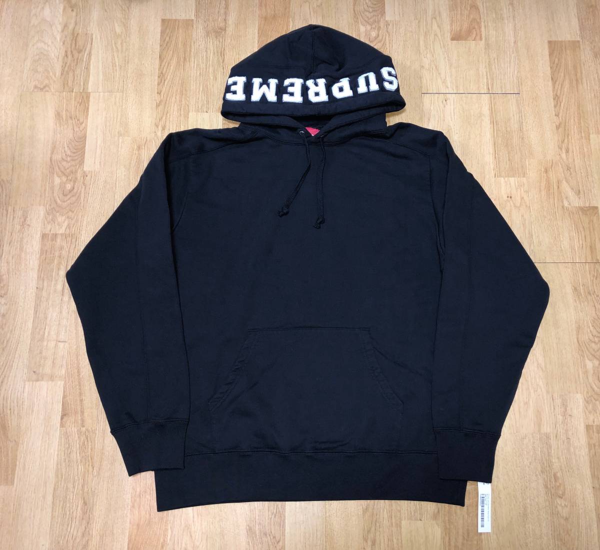 Supreme 18AW Paneled Hooded Sweatshirt BLK L Paneled Supreme 