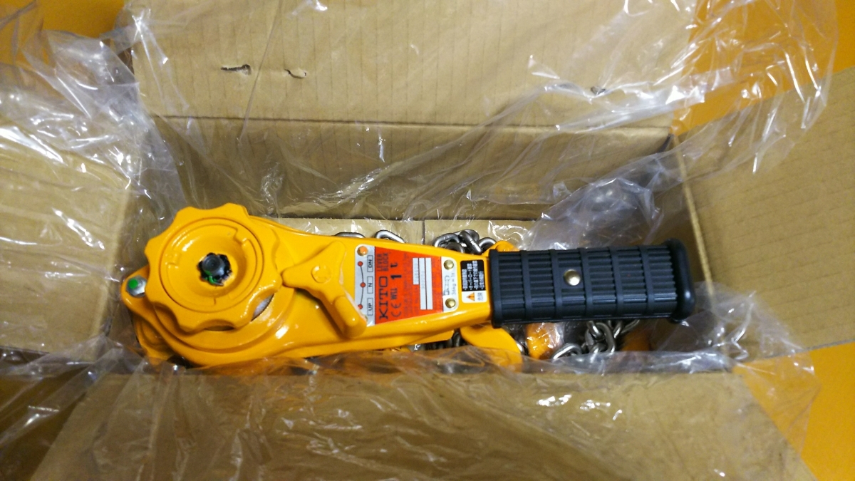 LB010 レバーブロック キトー 1t KITO L5形 1.5m 未使用KITO 1.0t ☆