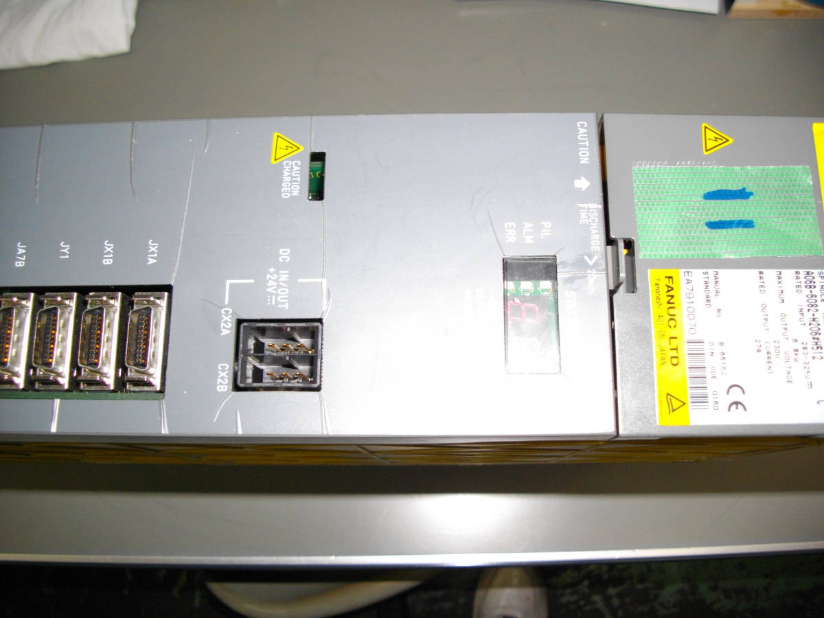 ⑪FANUC ファナック A06B-6082-H206#H512 スピンドルアンプ　モジュール　サーボユニット 中古