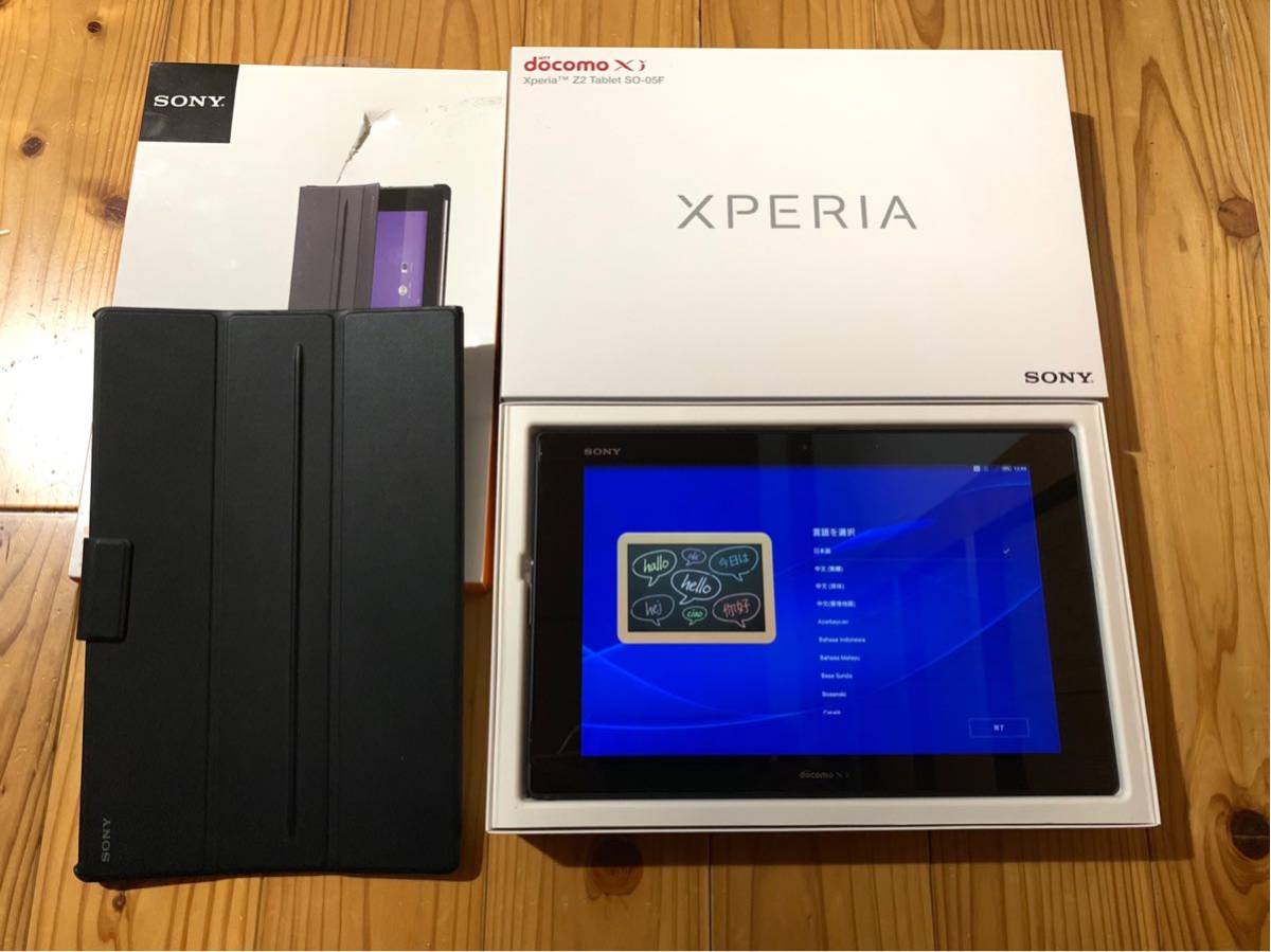 美品】Sony Xperia Z2 Tablet docomo SO-05F MicroSD 64GB ソニー