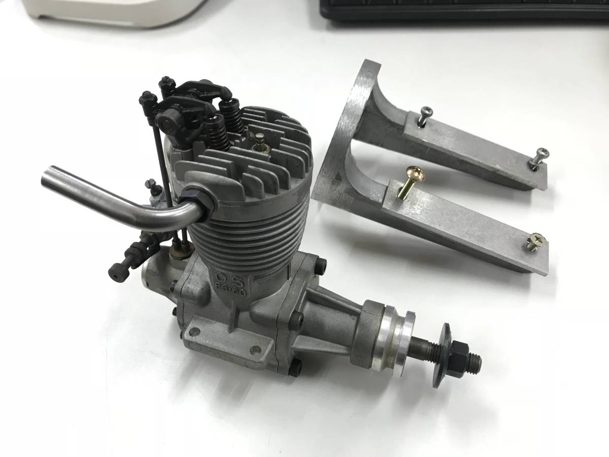 希少エンジン O.S.製 4サイクル FS-60 オープンロッカー 実働品 OS FS