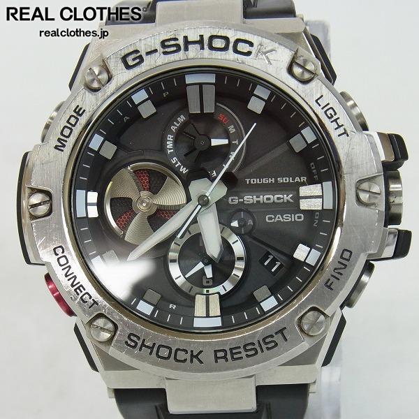  G-SHOCK/Gショック G-STEEL Bluetooth搭載タフネスクロノグラフ GST-B100-1AJF /000(TOUGH SOLAR)｜売買されたオークション情報、yahooの商品情報をアーカイブ公開 - オークファン G-SHOCK