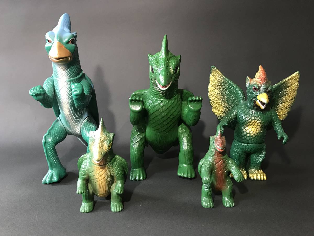 当時物ガッパ 古いソフビ5体 【公式通販】