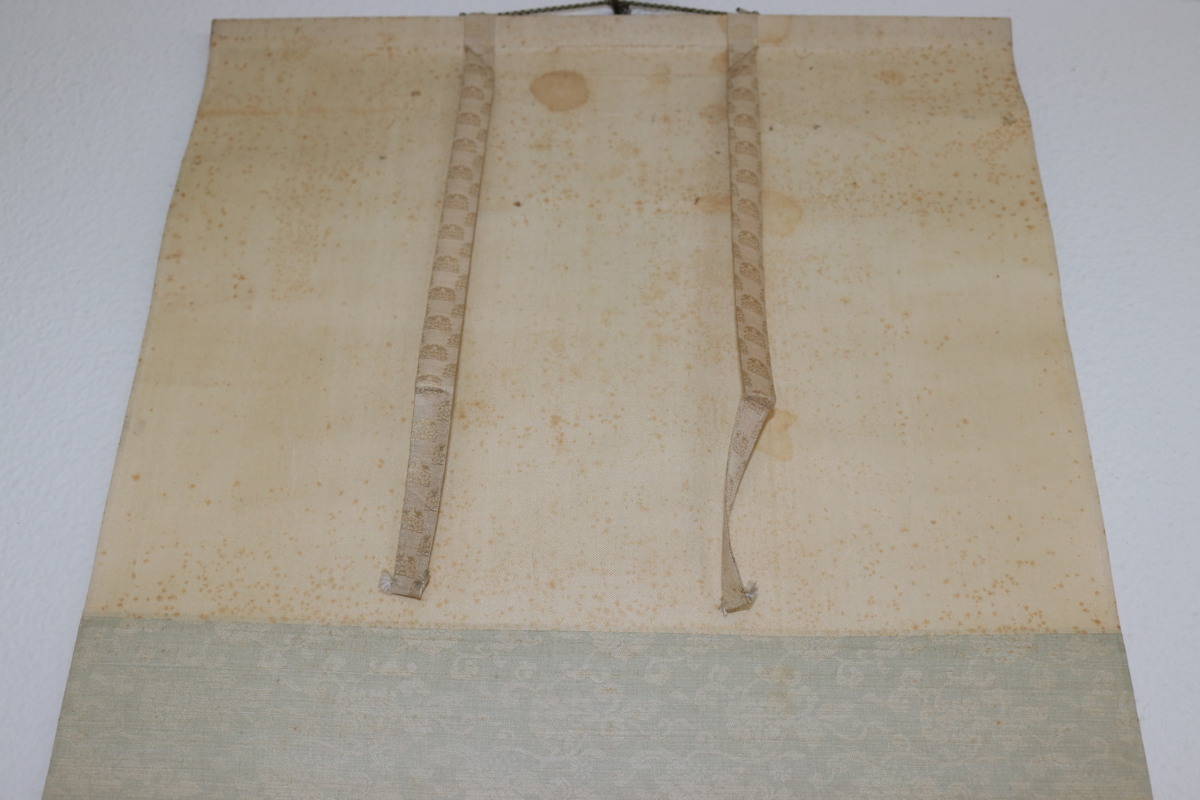 【真作】　阪正臣　すすきに月　絹本軸装　掛軸　書画　日本画　俳画　 道具 掛け軸 | 和（日々是好日） 出世武者 山水画