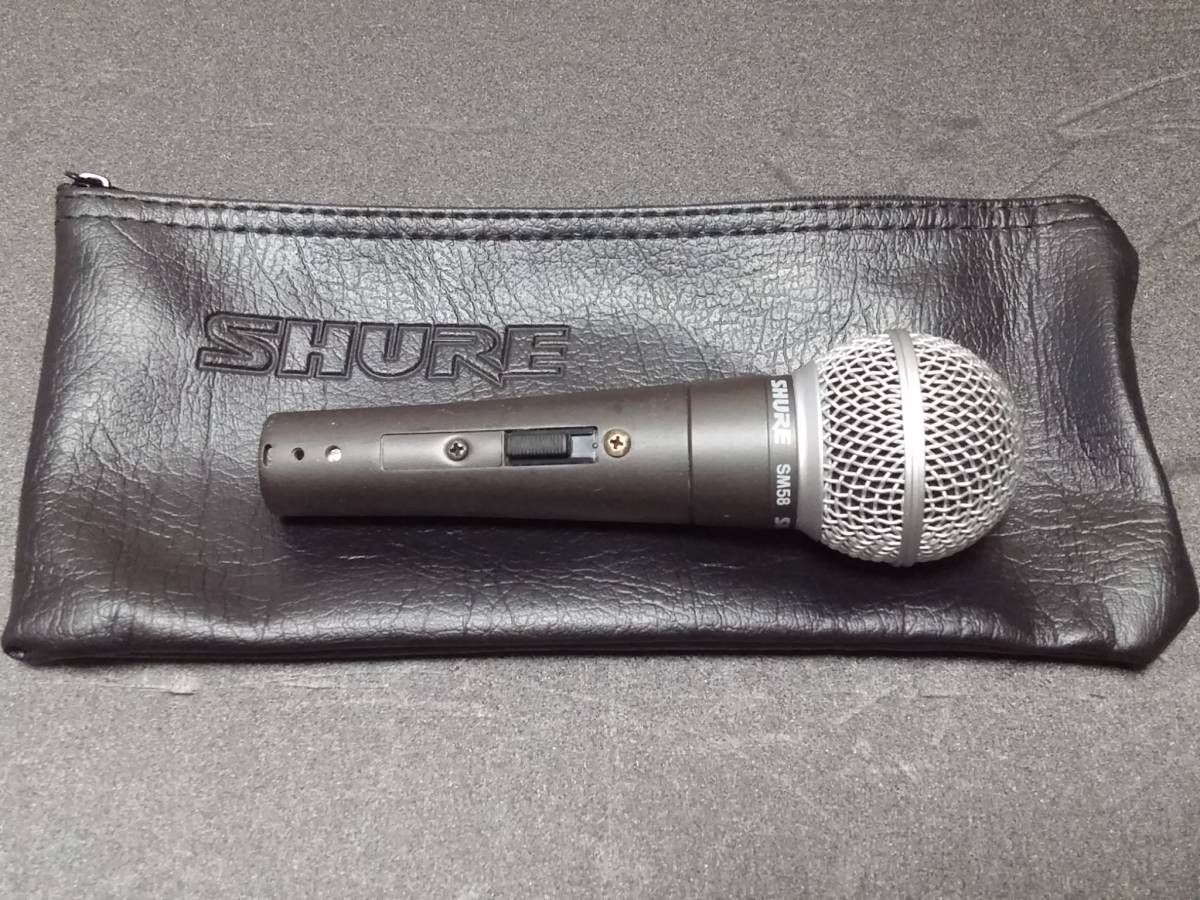 美品 SHURE SM58 ダイナミックマイク セット 美品 SHURE SM58