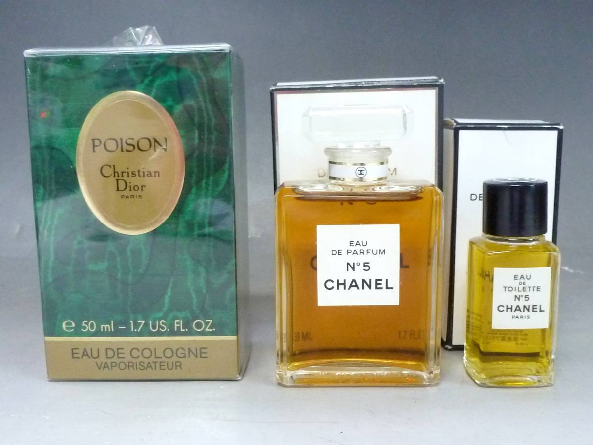 赤字超特価，格安 14 33-119297-07 Dior ディオール POISON プワゾン CHANEL シャネル N゜5 香水 3点セット 神33(クリスチャン･ディオール)｜売買されたオークション情報、yahooの商品情報をアーカイブ公開 - オークファ クリスチャン･ディオール