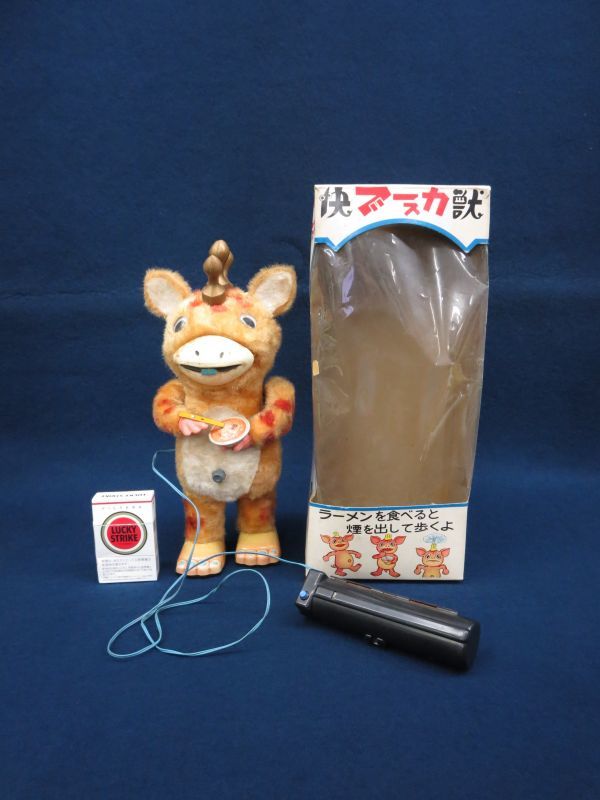 ☆当時物 マルサン 快獣ブースカ電動歩行おもちゃ 箱付☆ブリキ/ソフビ