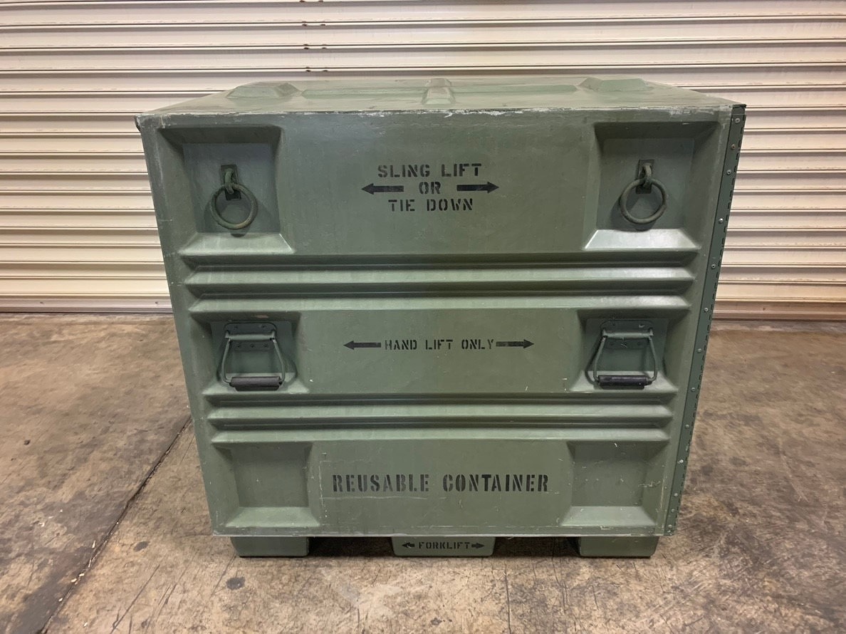 米軍放出品】ミニコンテナ 道具箱 工具箱 サバゲー ミリタリー 世田谷