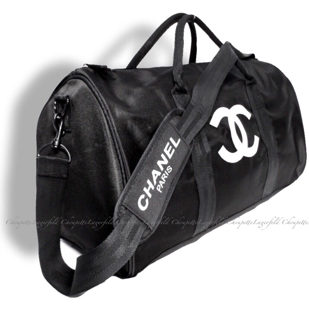1円〜 CHANEL シャネル スポーツライン ボストンバッグ ココマーク
