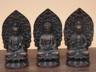 人気セール，人気 無傷 銅製 西方三聖 大日如來 釋迦摩尼 観音菩薩 古仏像 鎮宅辟邪(仏像)｜売買されたオークション情報、yahooの商品情報をアーカイブ公開 - オークファン 仏像