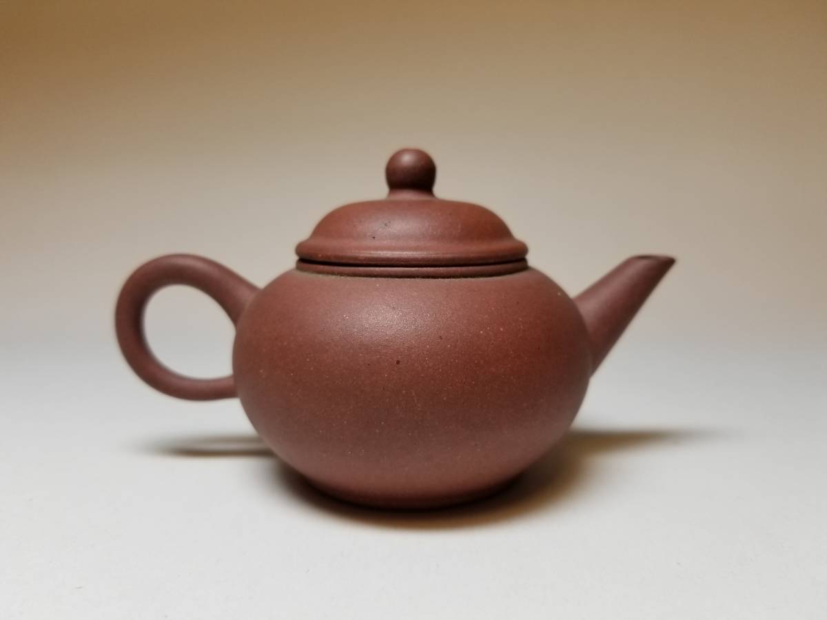 急須 朱泥 紫泥 唐物 茶壺 中国宜興 在銘 中国 中国古玩 紫砂