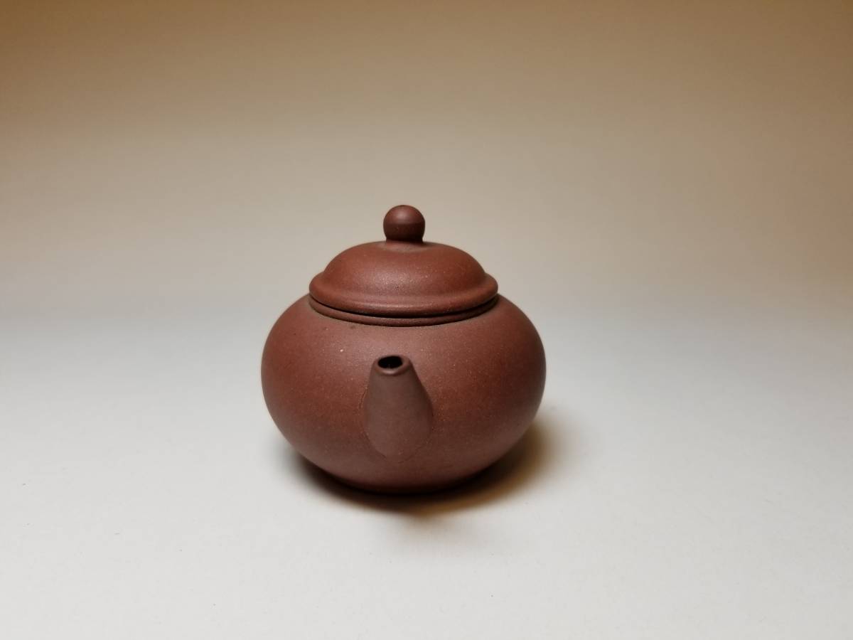 急須 朱泥 紫泥 唐物 茶壺 中国宜興 在銘 中国 中国古玩 紫砂