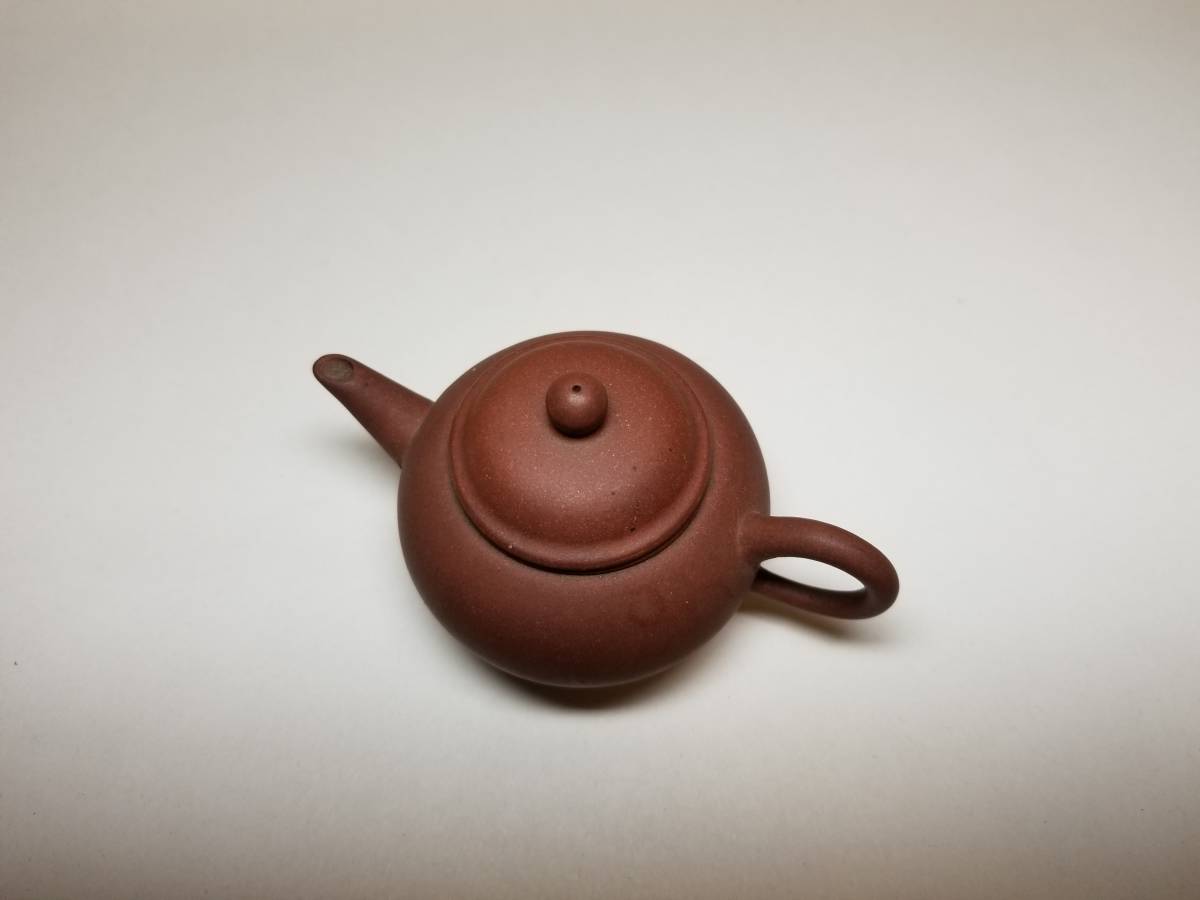 急須 朱泥 紫泥 唐物 茶壺 中国宜興 在銘 中国 中国古玩 紫砂