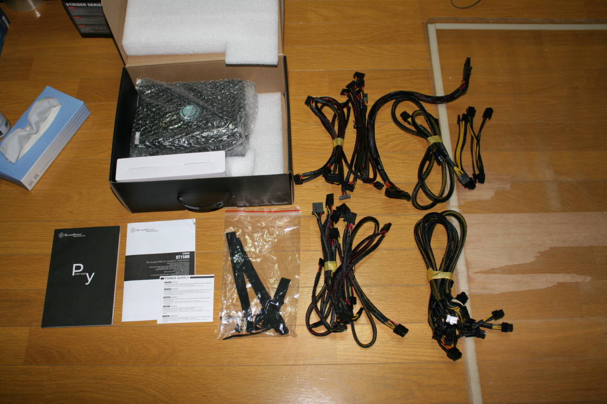 qj15 SilverStone SST-ST1500-TI 1500W 80PLUS Titanium認証 電源