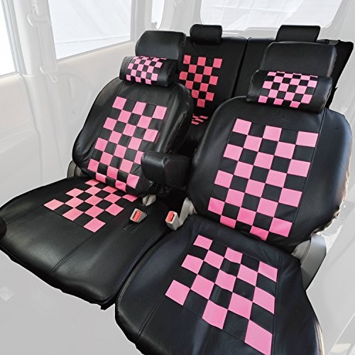 定番人気，新品 Z-style ムーヴ 後期 専用 シートカバー ピンクマニアチェック ブラック&times;ピンク ZD23-CH03(シートカバー)｜売買されたオークション情報、yahooの商品情報をアーカイブ公開 - オークファン その他
