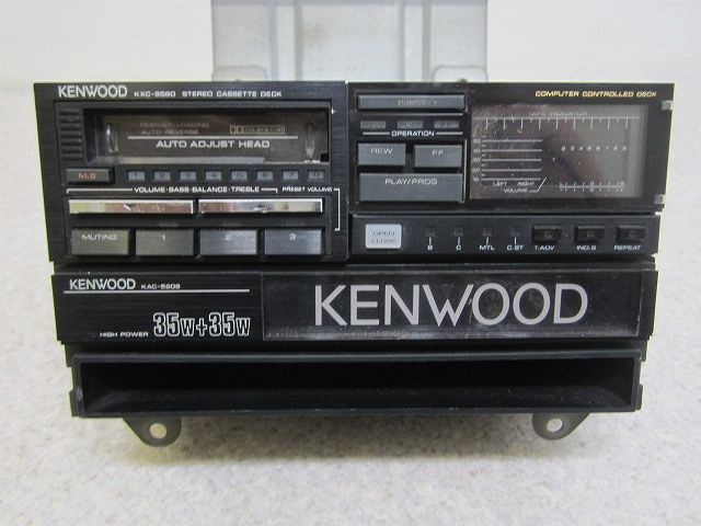 KENWOOD ケンウッド カセットデッキ KXC-9580 アンプ KAC-5208