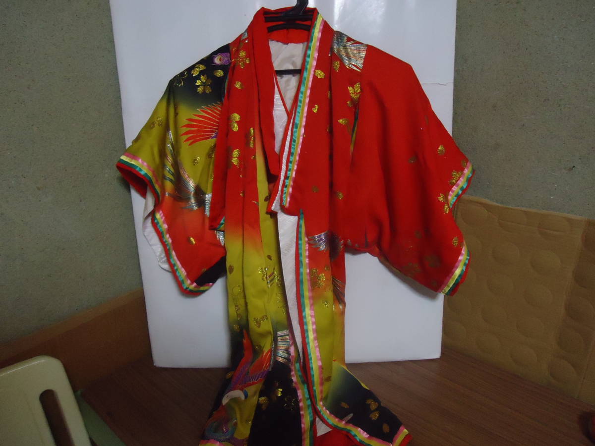 着物 平安十二単風 紫の花模様（表着）SD13・SD スーパー