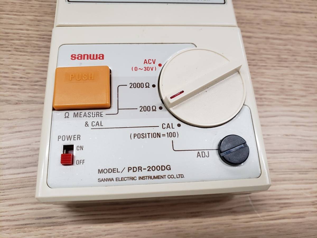 三和電気計器 SANWA PDR-200DG 接地抵抗計 DIGITAL EARTH