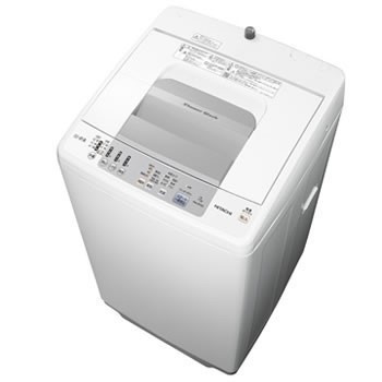 M2】日立 7.0kg 全自動洗濯機 シャワー浸透洗浄&風脱水の全