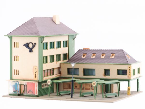 VOLLMER N 7710 Dorfbausatz 鉄道模型　ビレッジセット Nゲージ VOLLMER ストラクチャー バスターミナル/郵便局 1/160サイズ