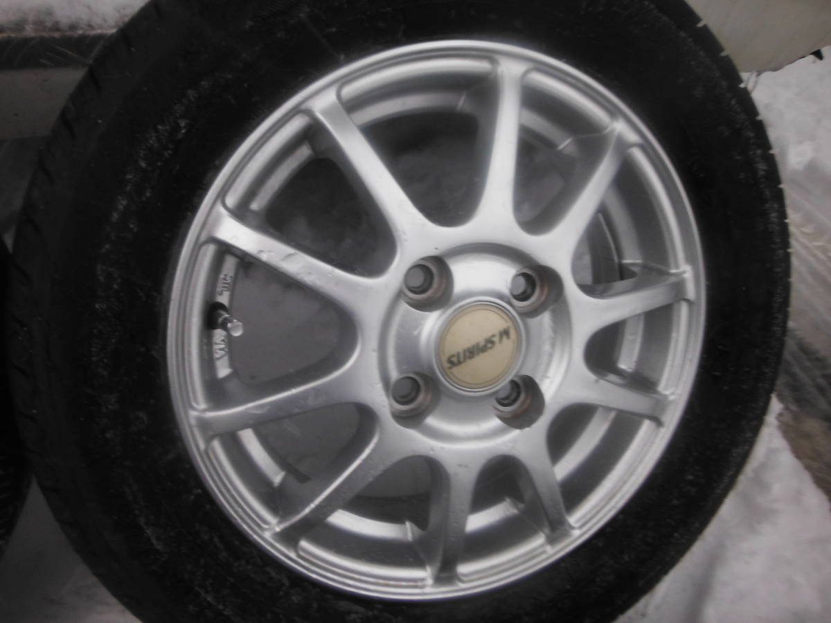 軽自動車 ミラ ムーヴ アルト ワゴンR ライフ 155/65R13 夏タイヤ付