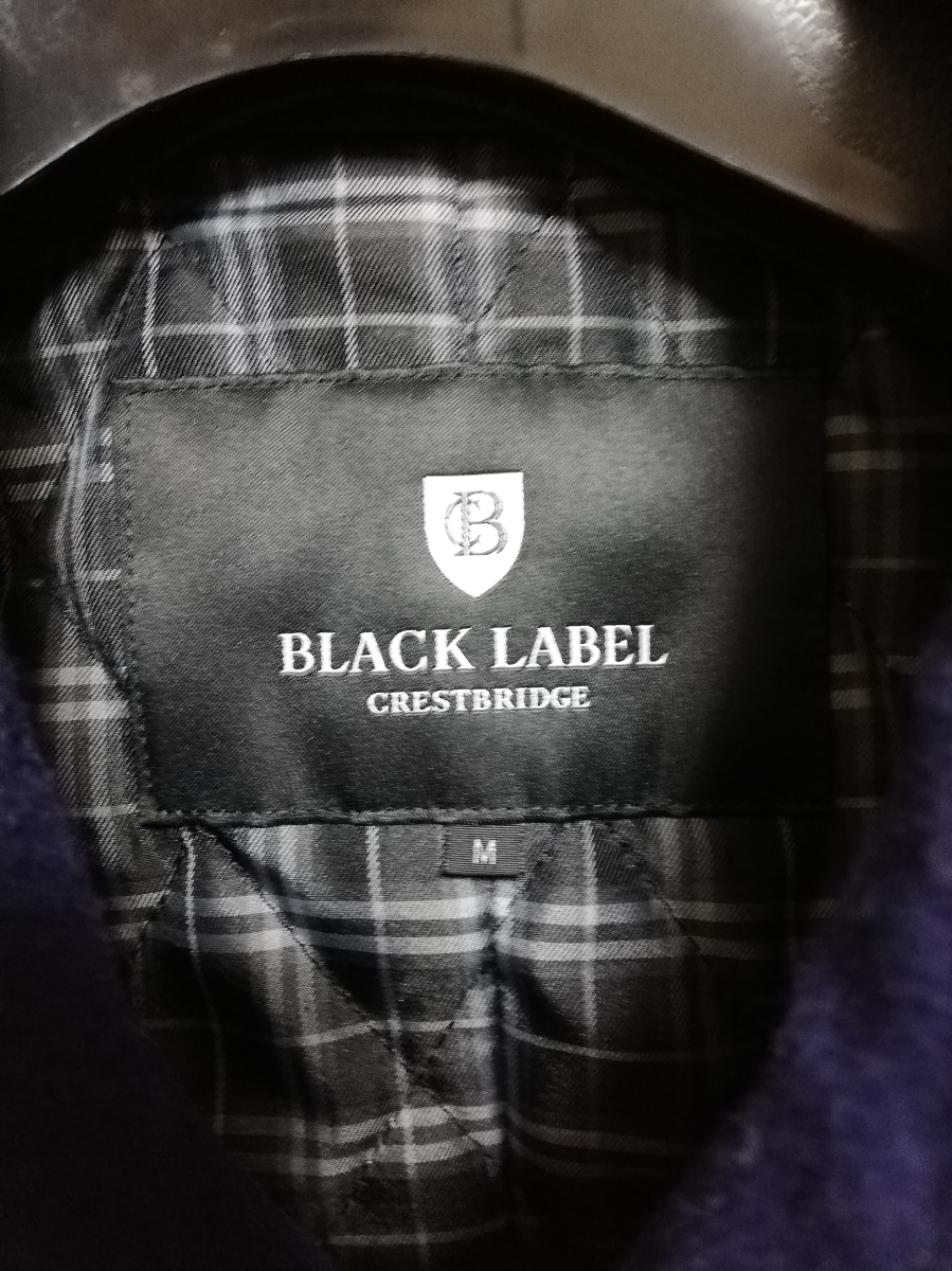 即決】BLACK LABEL CRESTBRIDGE◇ステンカラーコート/M/ウール