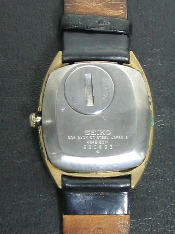SEIKO グランドクォーツ メンズ 4842 デイト クォーツ 腕時計 稼働品 ◇ セイコー グランドクォーツ SEIKO GRAND QUARTZ クォーツ 腕時計