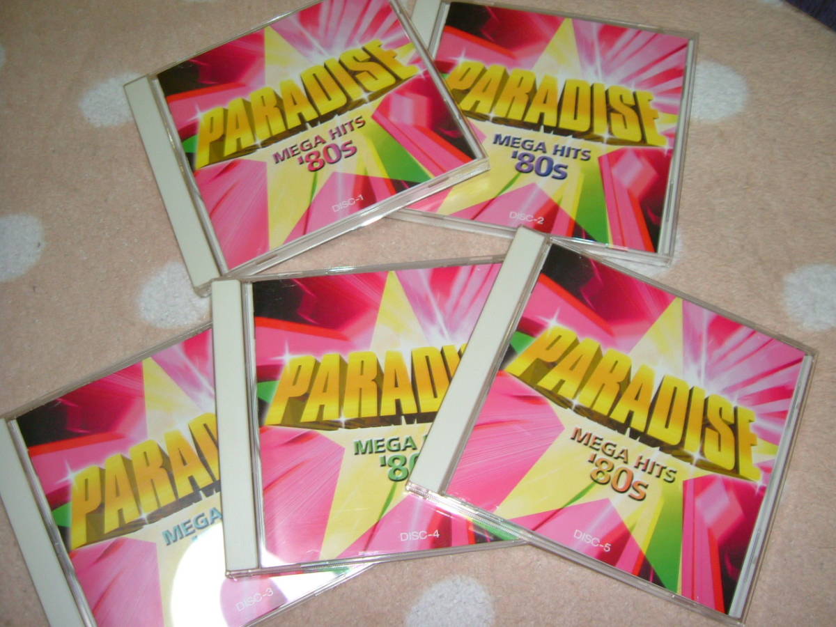 PARADISE MEGA HITS ’80s パラダイス メガ ヒッツ BOX PARADISE MEGA HITS '80s ☆通販限定CD5枚組 BOX☆パラダイス