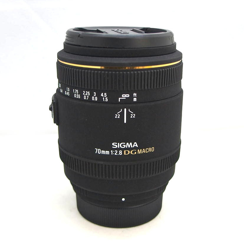 【中古品】 SIGMA シグマ レンズ 70mm マクロ F2.8 ニコンマウント カメラ