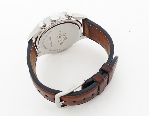 □【COACH コーチ】クロノグラフ メンズ クォーツ腕時計 メンズ 腕時計 クロノグラフ 30代 メンズ腕時計（ブランドコーチ・文字盤の種類クロノグラフ クロノグラフの通販