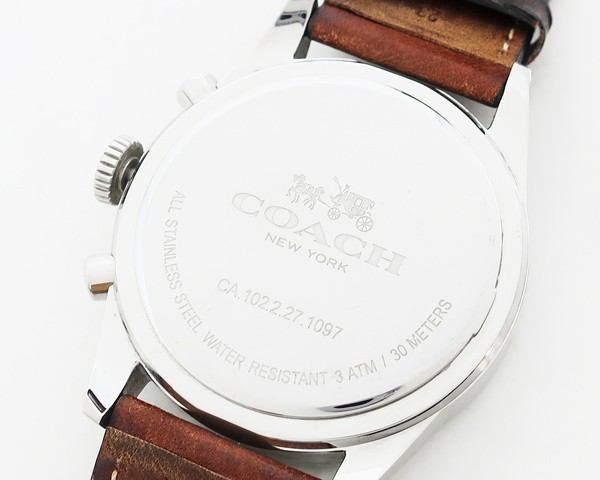 □【COACH コーチ】クロノグラフ メンズ クォーツ腕時計 メンズ 腕時計 クロノグラフ 30代 メンズ腕時計（ブランドコーチ・文字盤の種類クロノグラフ クロノグラフの通販