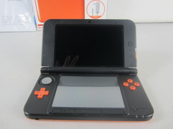 K36 ☆ 任天堂 3DS LL オレンジ×ブラック 付属品あり☆