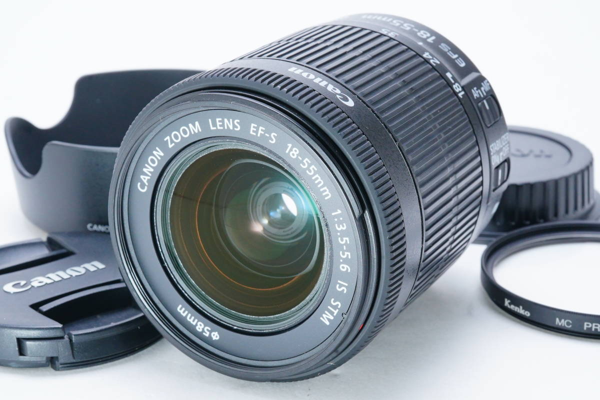 EF-S 18-55mm Canon IS : STM キヤノン II F3.5-5.6 極上品☆Canon