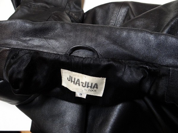 80年代 ビンテージ 香港製 JHA-JHA レザージャケット 本革 コート 9号 ロカビリー ファッション バブリー 昭和 レトロ 当時物 メルカリ - JHA-JHA CLUB ビンテージ コートの人気アイテム