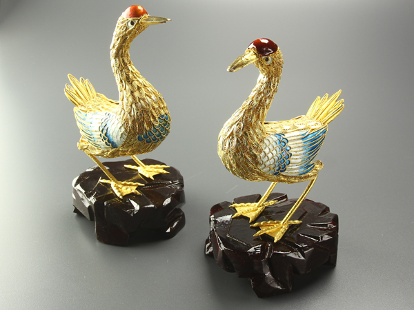 K◇ 中国美術 七宝 銀製 silver 孔雀 鳥 古美術 置物 アンティーク 明治工芸・明治金工の販売専門店なら 透皿 銀七宝鳳龍図 芝山細工