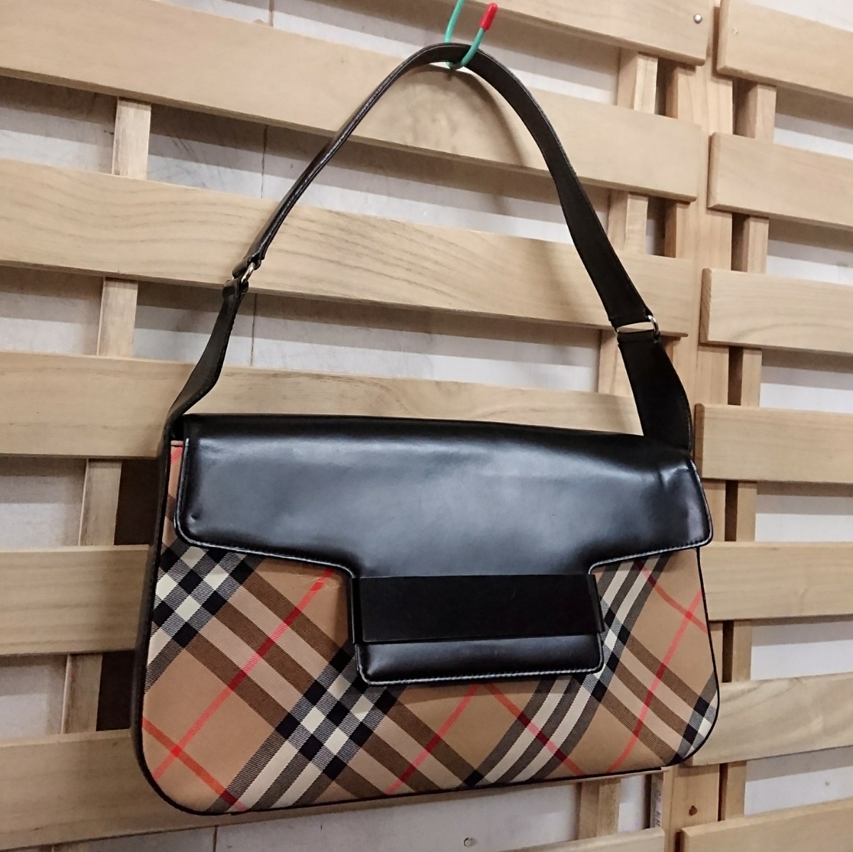 BURBERRYS バーバリー ショルダーバッグ チェック柄 ヴィンテージ オールド