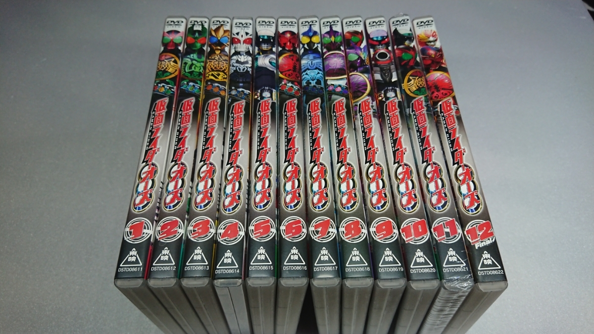 ♪即決♪仮面ライダー オーズ 全12巻☆DVD☆セル版 仮面ライダーOOO