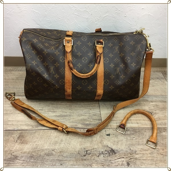 ジャンク ルイヴィトン モノグラム ボストンバッグ キーポル LOUIS