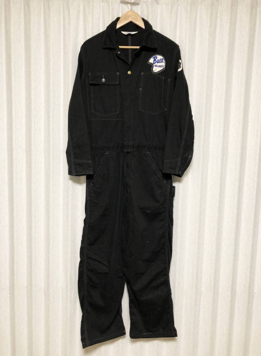 Buco HELMETSつなぎ オーバーオール ブラック REAL McCOYS メンズ Buco