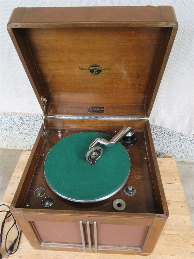 レコードプレーヤー レトロ蓄音機、ビニールレコードプレーヤー