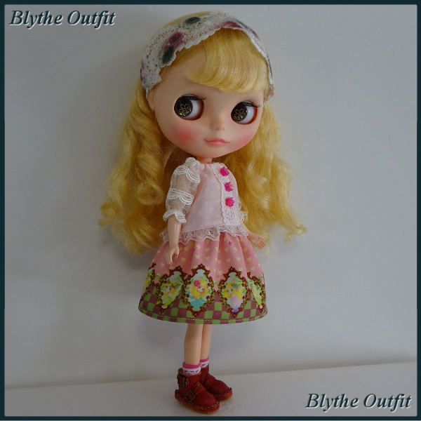 TTYAブライスアウトフィットセット ♪Blythe＊ブライスアウトフィット♪シャツ＆スカートセット！ 【公式