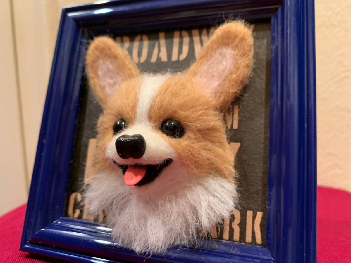 羊毛フェルト＊犬＊コーギー＊ハンドメイド＊フォトスタンド＊インテリア_6