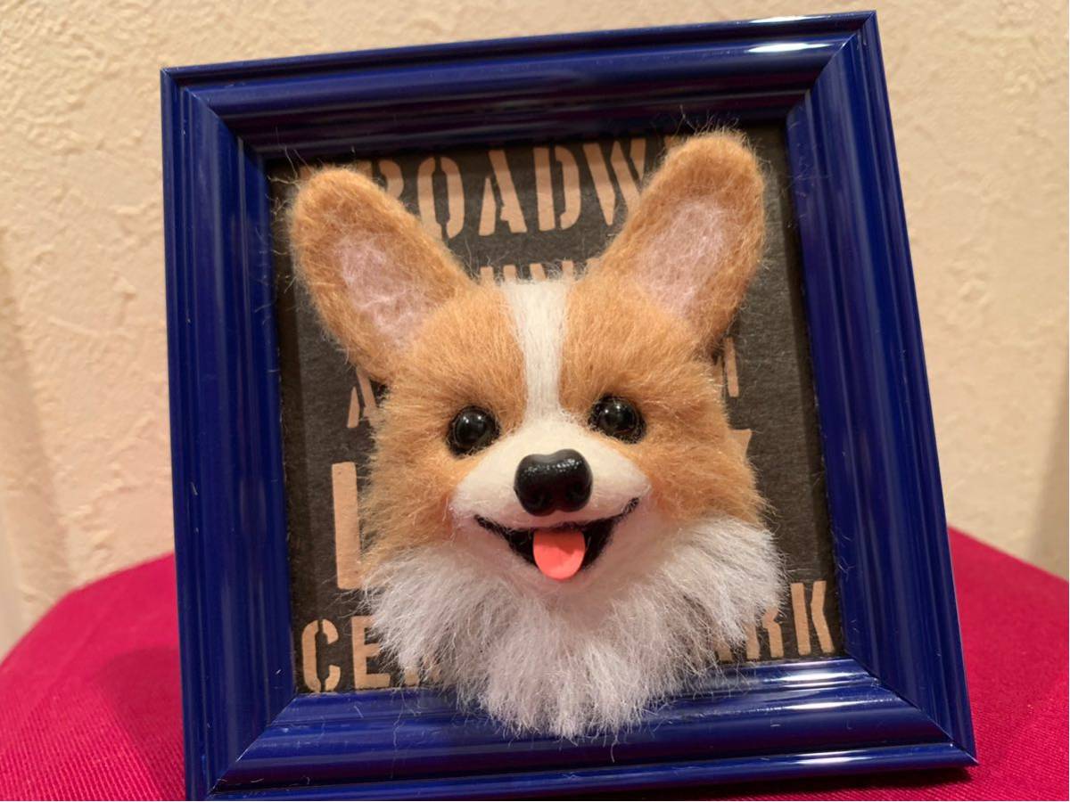 羊毛フェルト＊犬＊コーギー＊ハンドメイド＊フォトスタンド＊インテリア_7