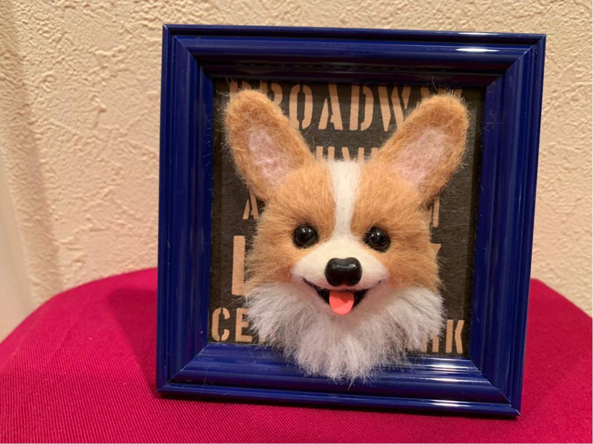 羊毛フェルト＊犬＊コーギー＊ハンドメイド＊フォトスタンド＊インテリア_9