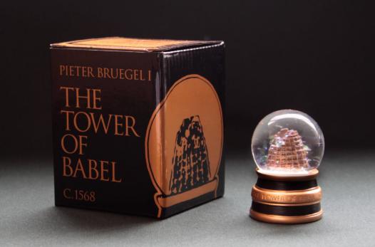 (新品・即決)バベルの塔展 会場 限定 スノードーム ピーテル ブリューゲル 1世 バベルの塔 THE TOWER OF BABEL Snow Globe バビロン 聖塔_1