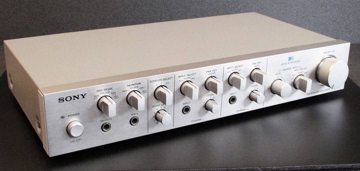 MX-555 Sony Echo Mixer - Vintage Microphone HiFi | microphone echo
